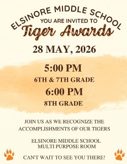 2026 Tiger Awards Flyer